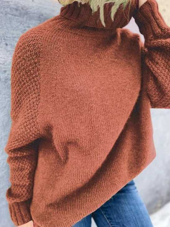 Clara - Chique Herfst Gebreide Coltrui voor Vrouwen