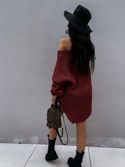 Midi oversized trui