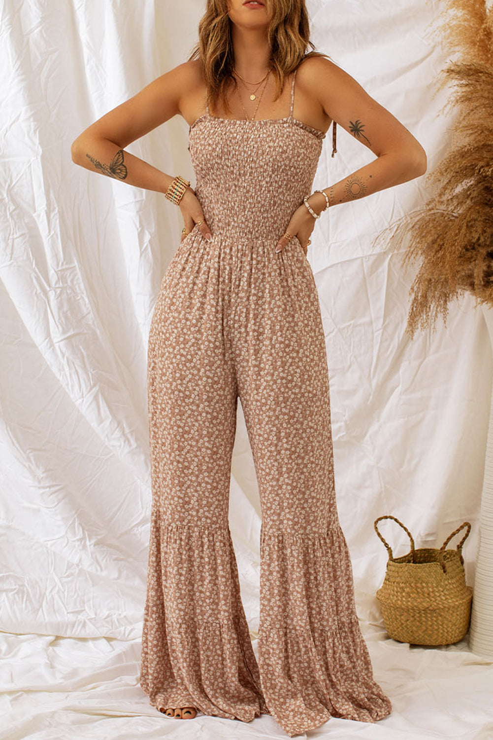 Kamila - Stijlvolle Zomerse Bloemenprint Jumpsuit voor Vrouwen