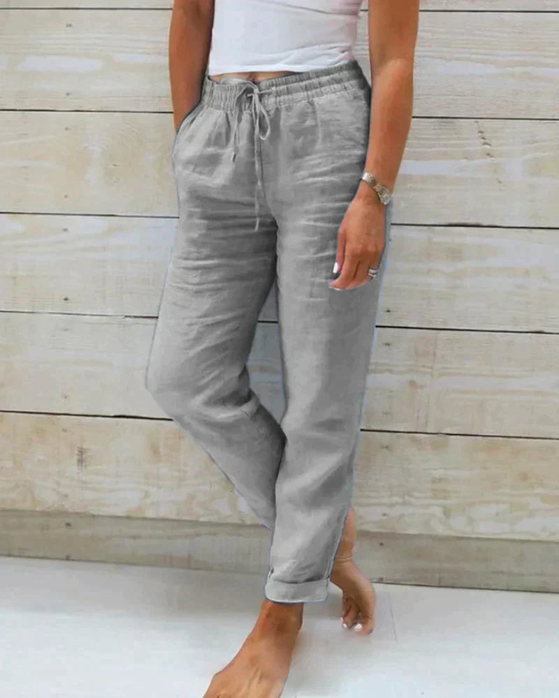 Brya - Stijlvolle linnen broek voor dames