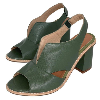 Maxine - Ongeëvenaarde Duurzaamheid & Tijdloze Elegantie in Dames Sandalen van Echt Leer