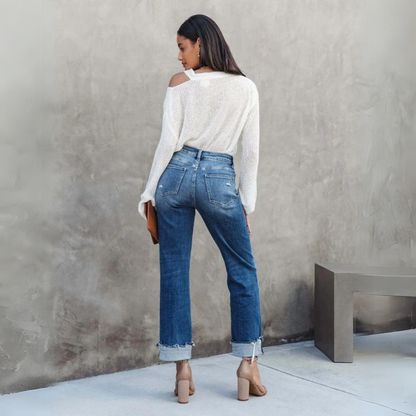 Vaelynn - Damesjeans die comfortabel zitten