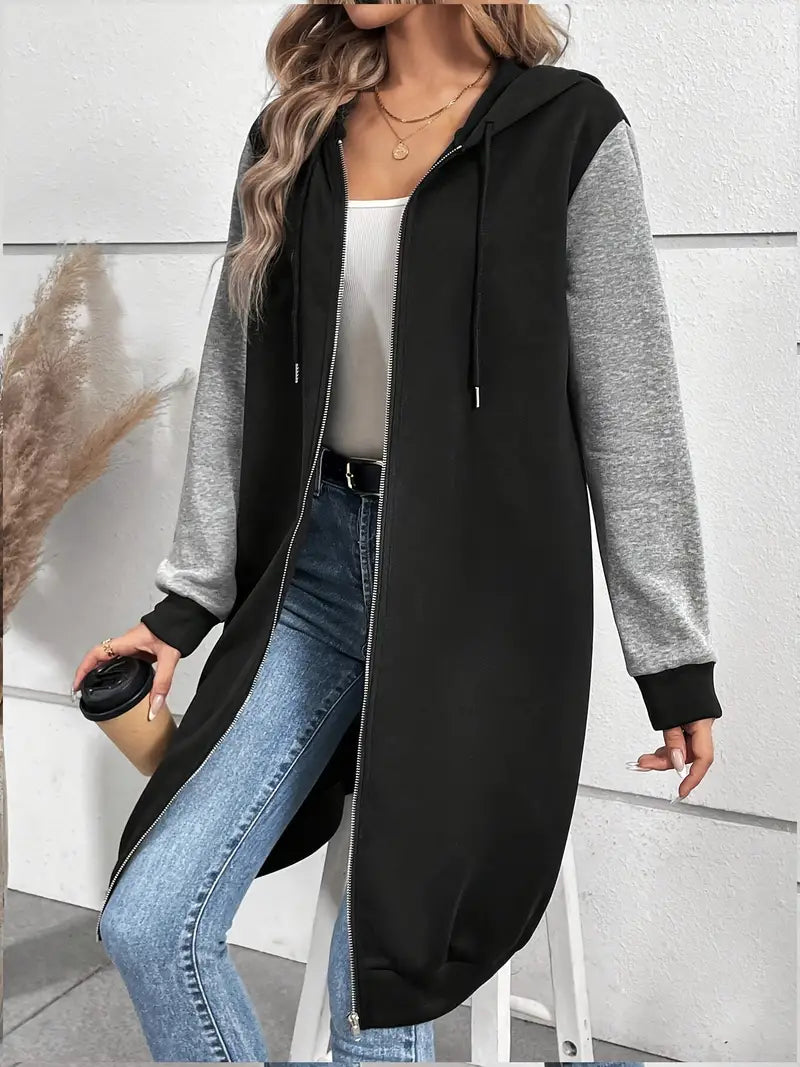 Casual polyester jas voor dames - Aliyaa