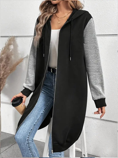 Casual polyester jas voor dames - Aliyaa