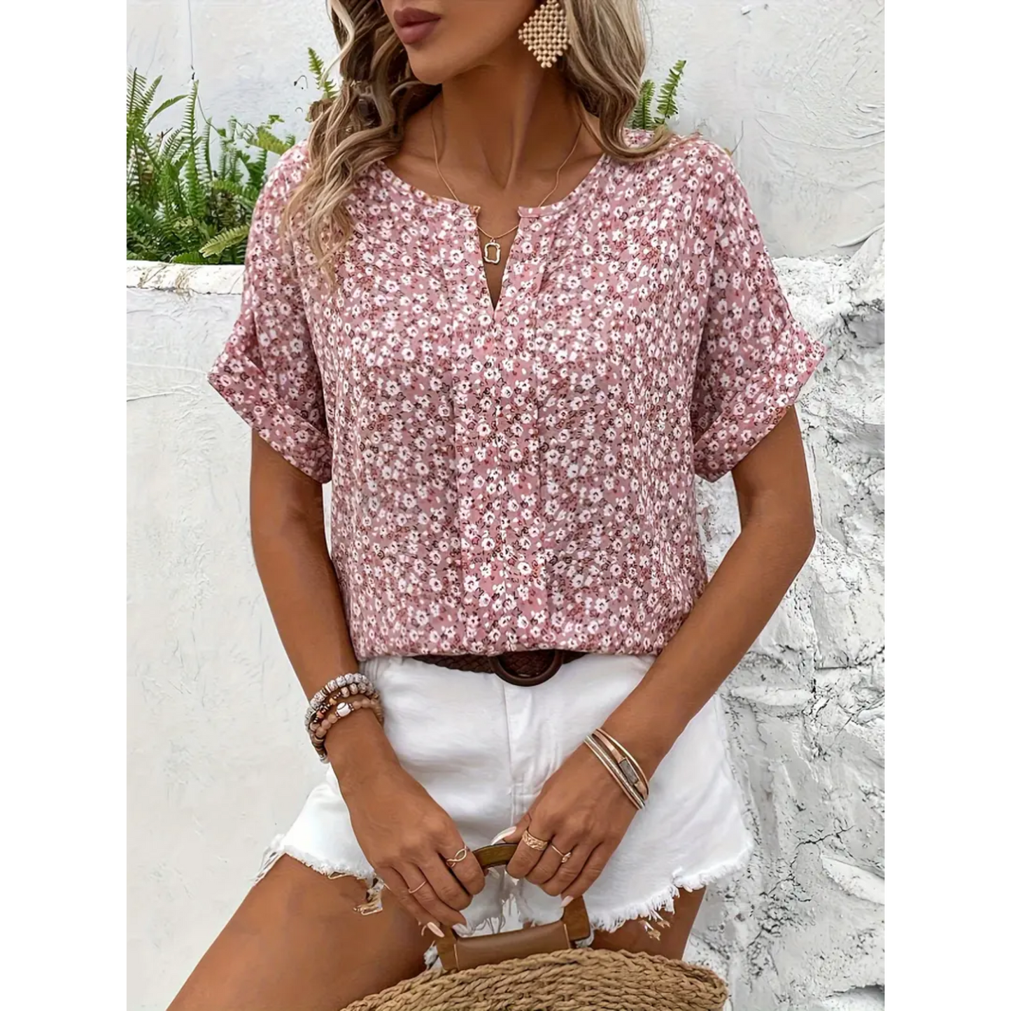 Elena | luchtige blouse met bloemenprint