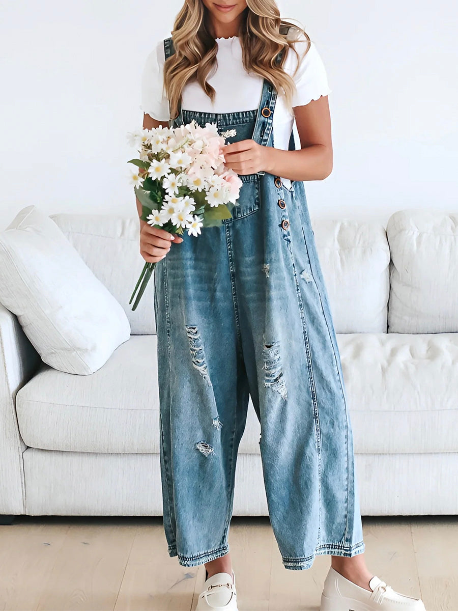 Phillis - Denim Overall
