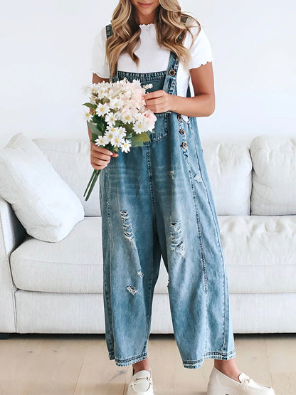 Phillis - Denim Overall