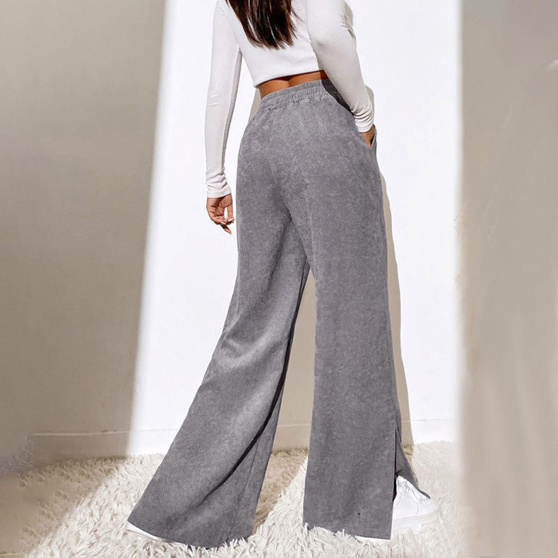 Effen informeel broek voor dames