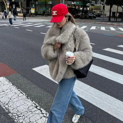 Stella | luxe oversized imitatiebontjas