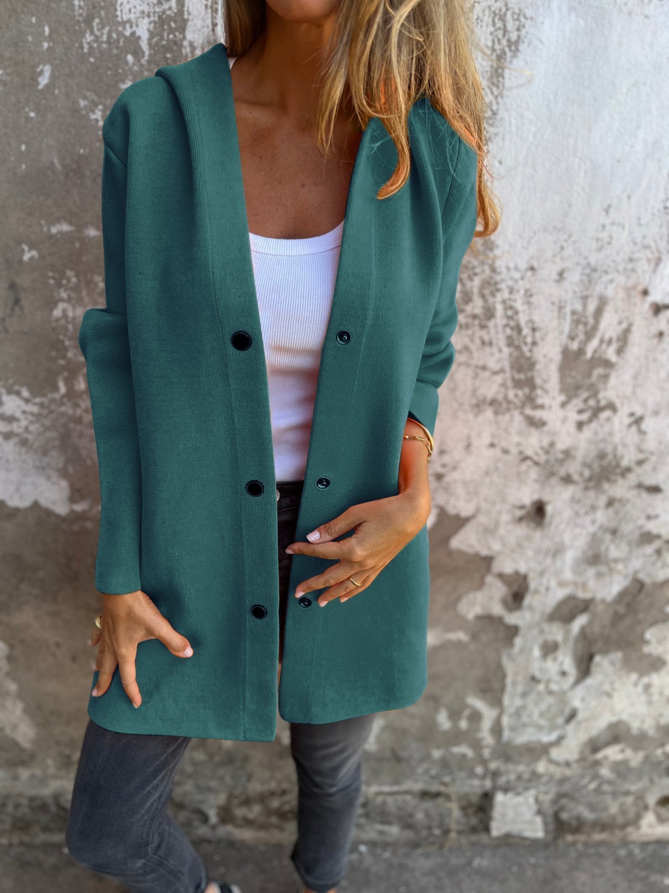 Ella | lange rode blazer