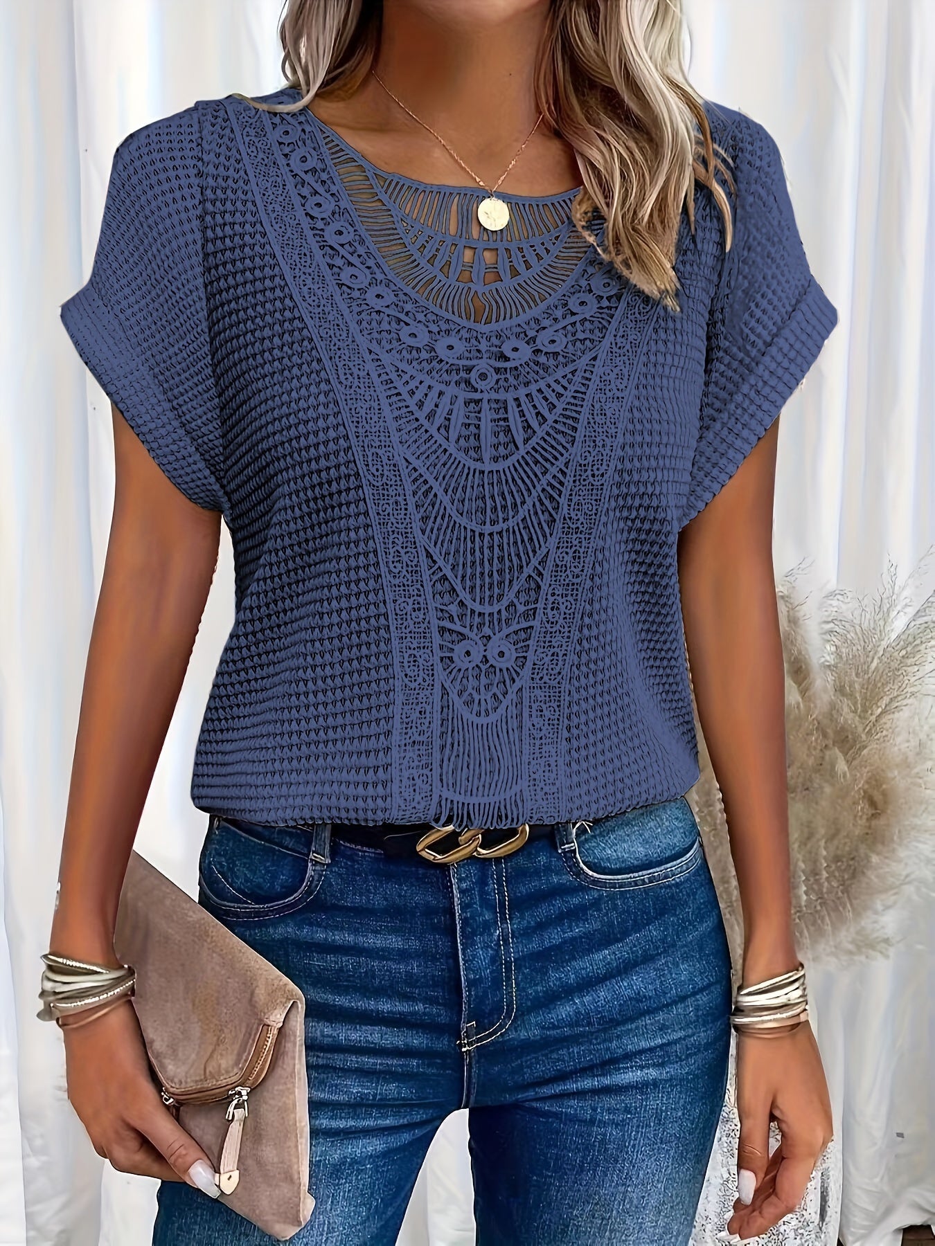 Livia | bohemian gehaakte top