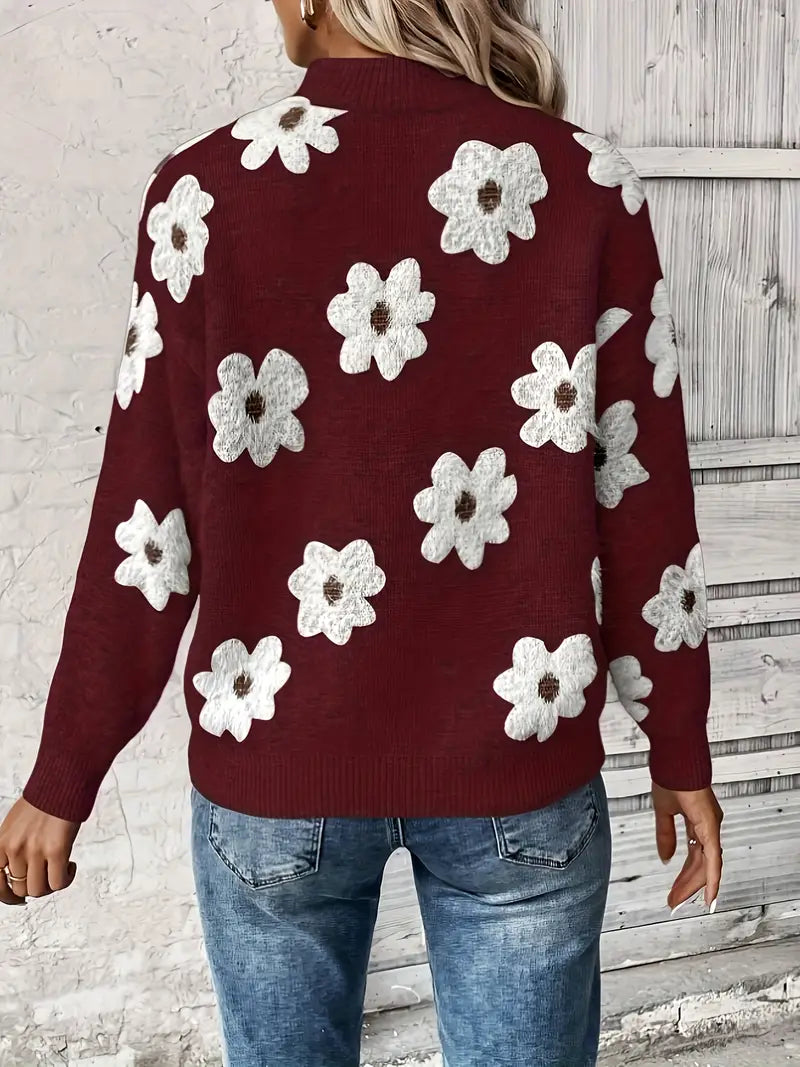 Corie - Casual trui met rits dames