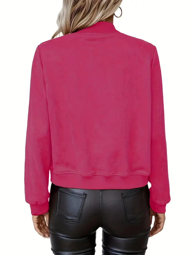 Belina - Solid Rits Voor Eenvoudig Jasje