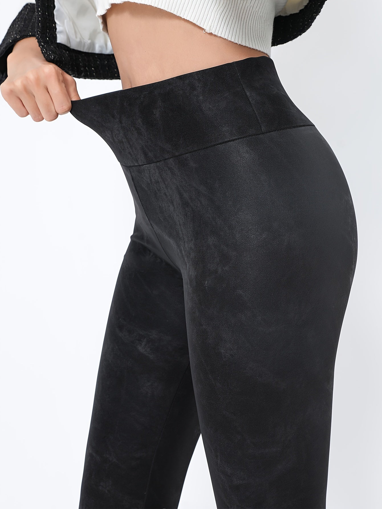 Kayla - Broek van PU Leer voor dames