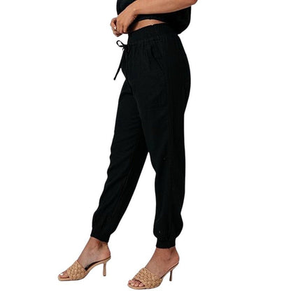 Dalina - Een comfortabele harembroek voor dames met een brede pasvorm en een trekkoord