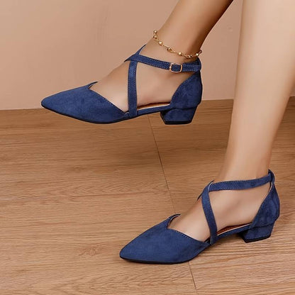 Letha - Modieuze platte schoenen in één kleur voor dames