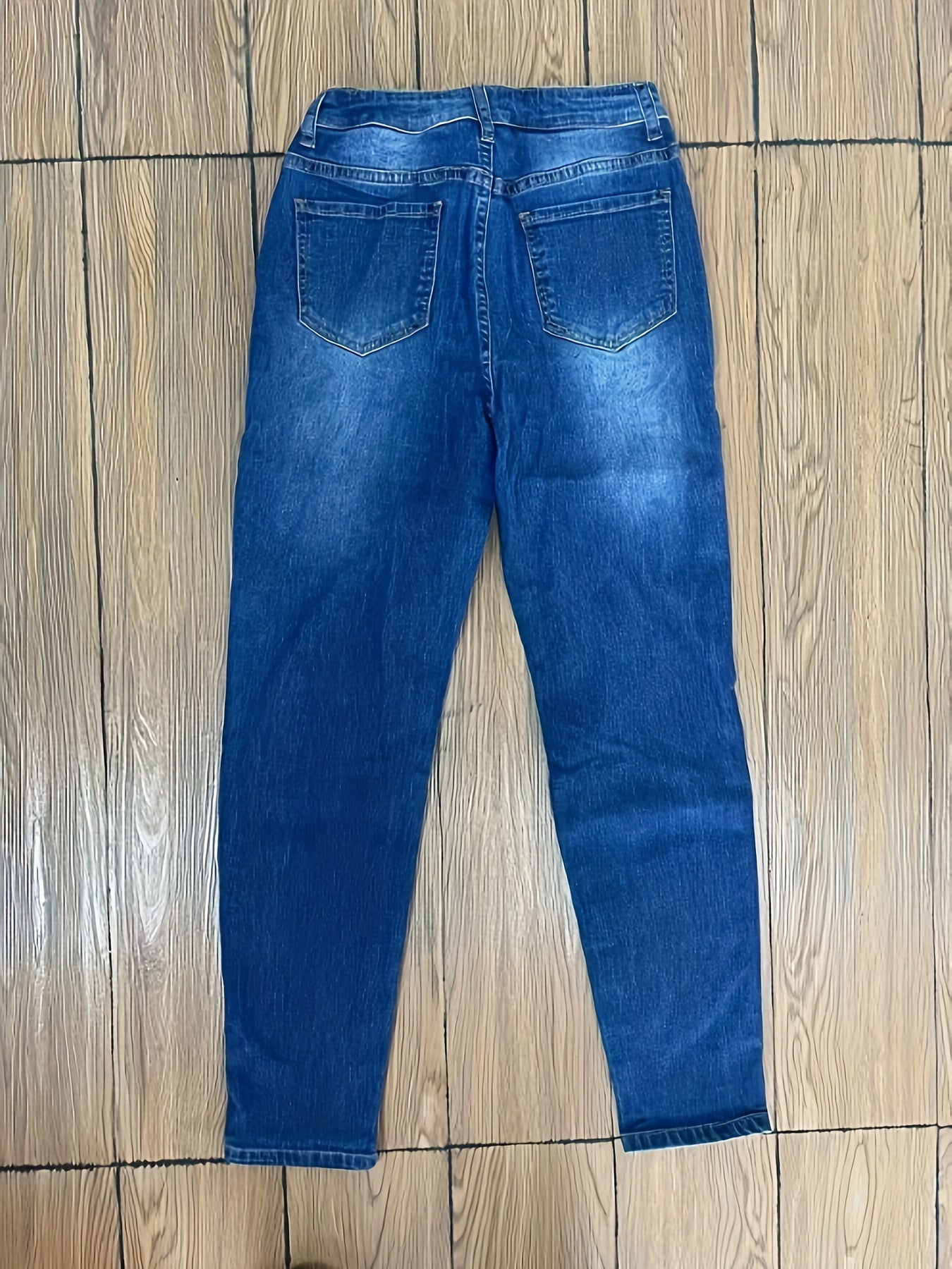Blauwe gescheurde jeans - Isabella