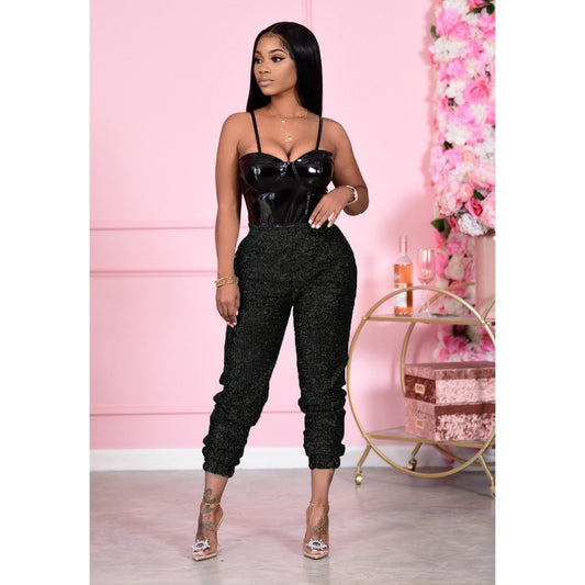 Fiona | elastische legging met pailletten