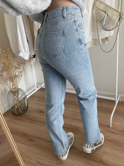 Janny - Glitter dames jeans