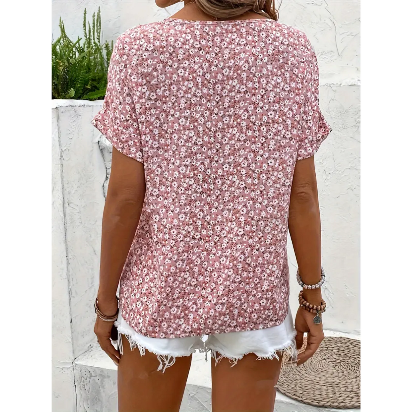 Elena | luchtige blouse met bloemenprint