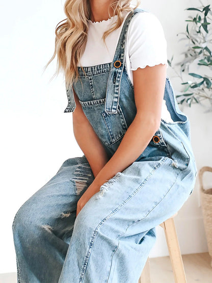Phillis - Denim Overall