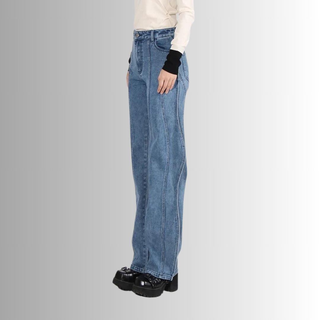 Jeans met hoge taille - Alani