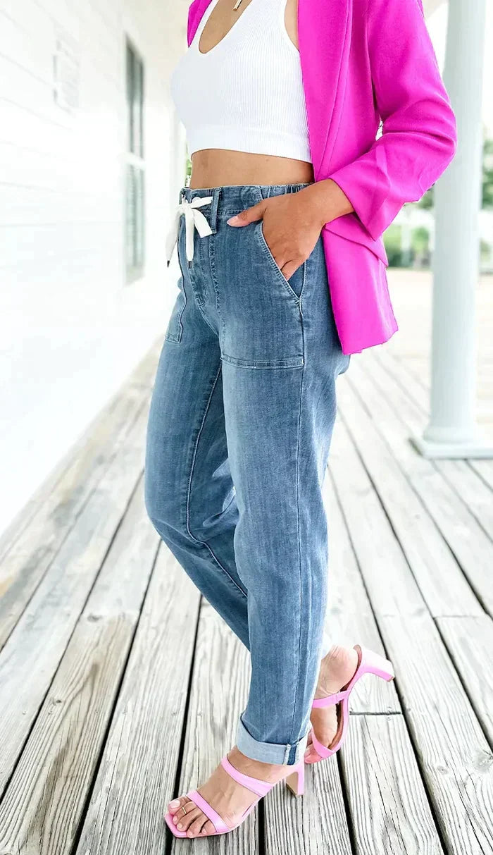 Damesjeans in joggingstijl - Miley