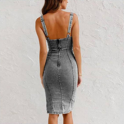 Esmée - Denim Maxi Jurk