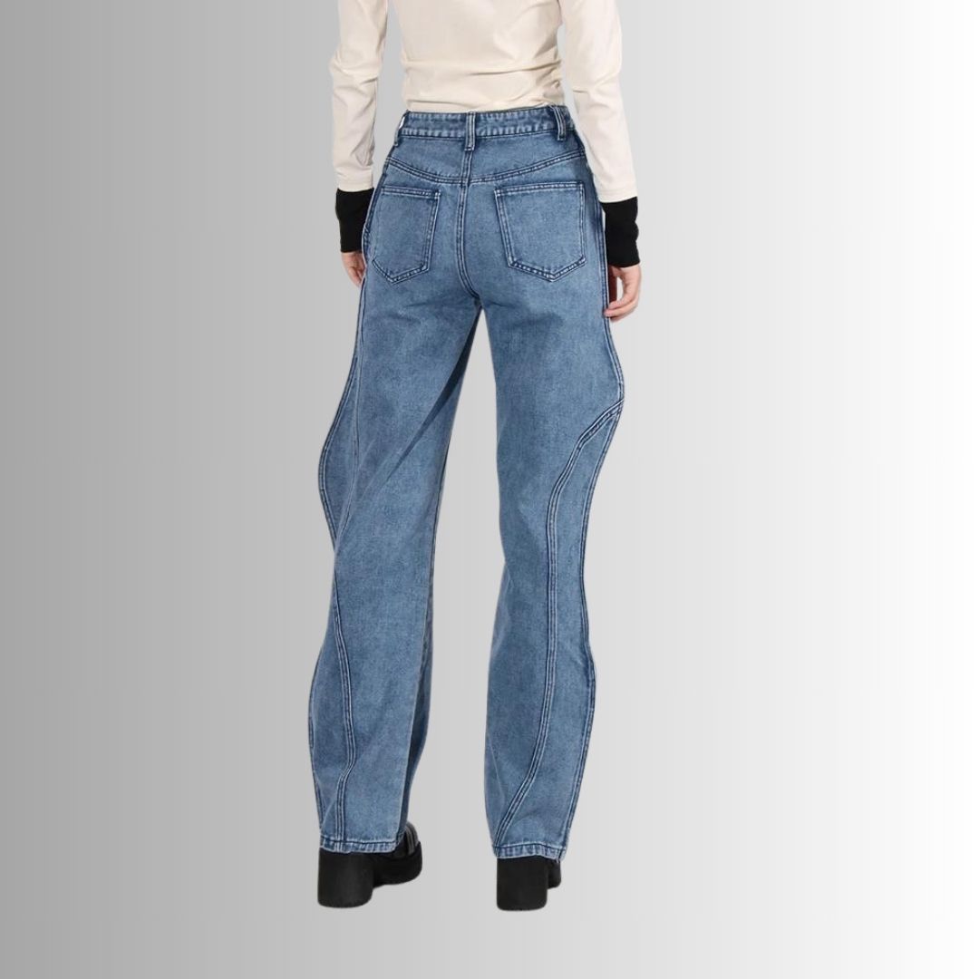 Jeans met hoge taille - Alani