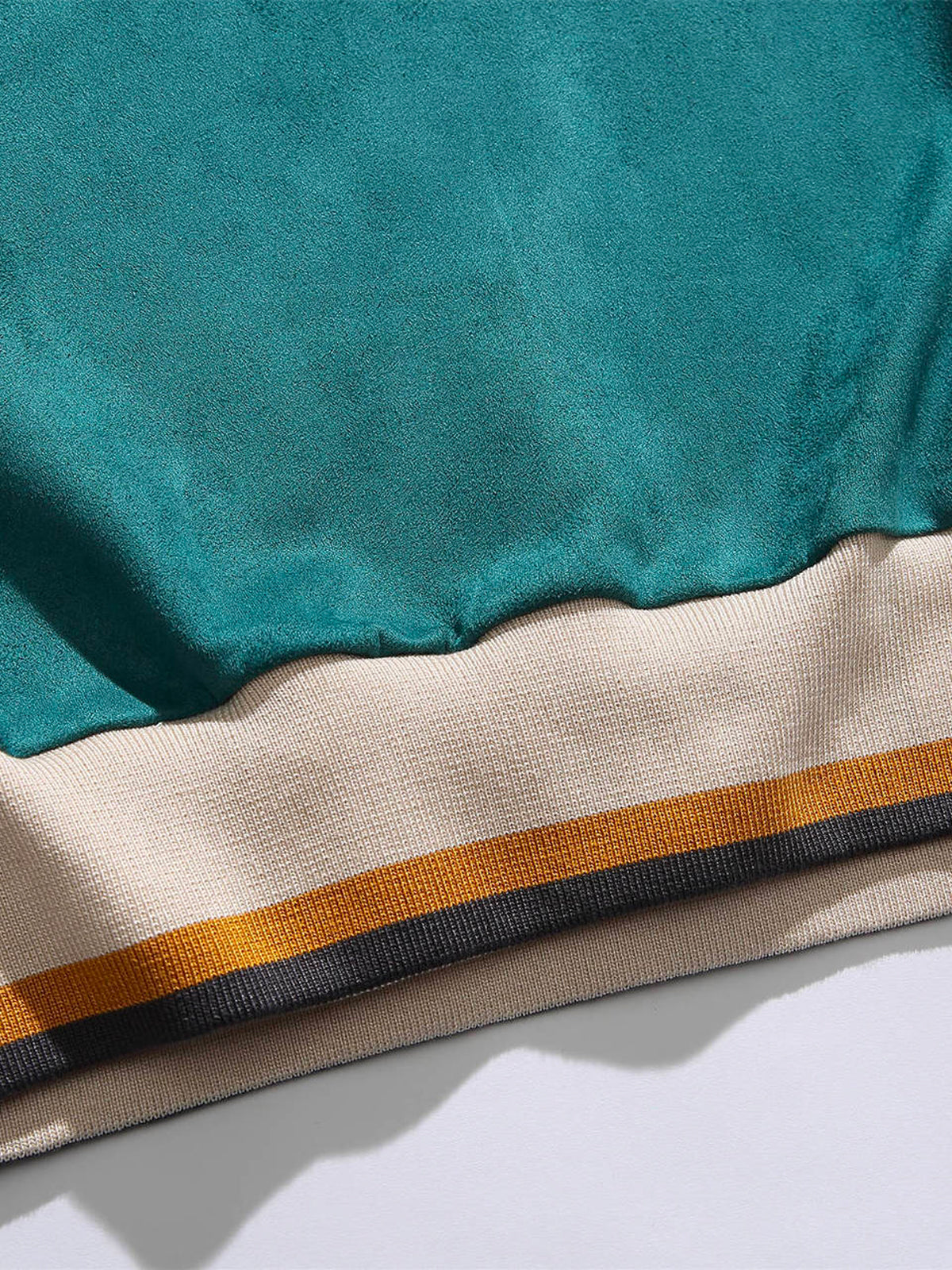 Cassandra - Drie Lijnen Gespleten Fluweel Sweatshirt