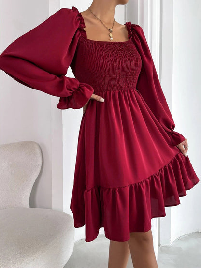Marta - Elegante en Comfortabele Zomerse Jurk met Vierkante Halslijn voor Vrouwen