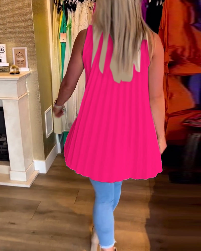 Ilse | luchtige mouwloze tuniek