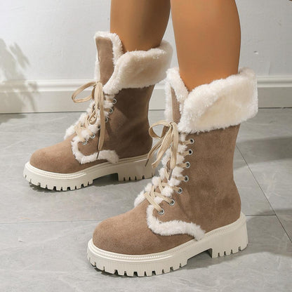 Bella - Warme Winter Snowboots met Imitatiebont voor Vrouwen