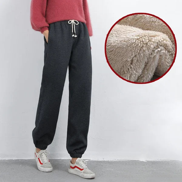Christina- Katoenen fleece joggers