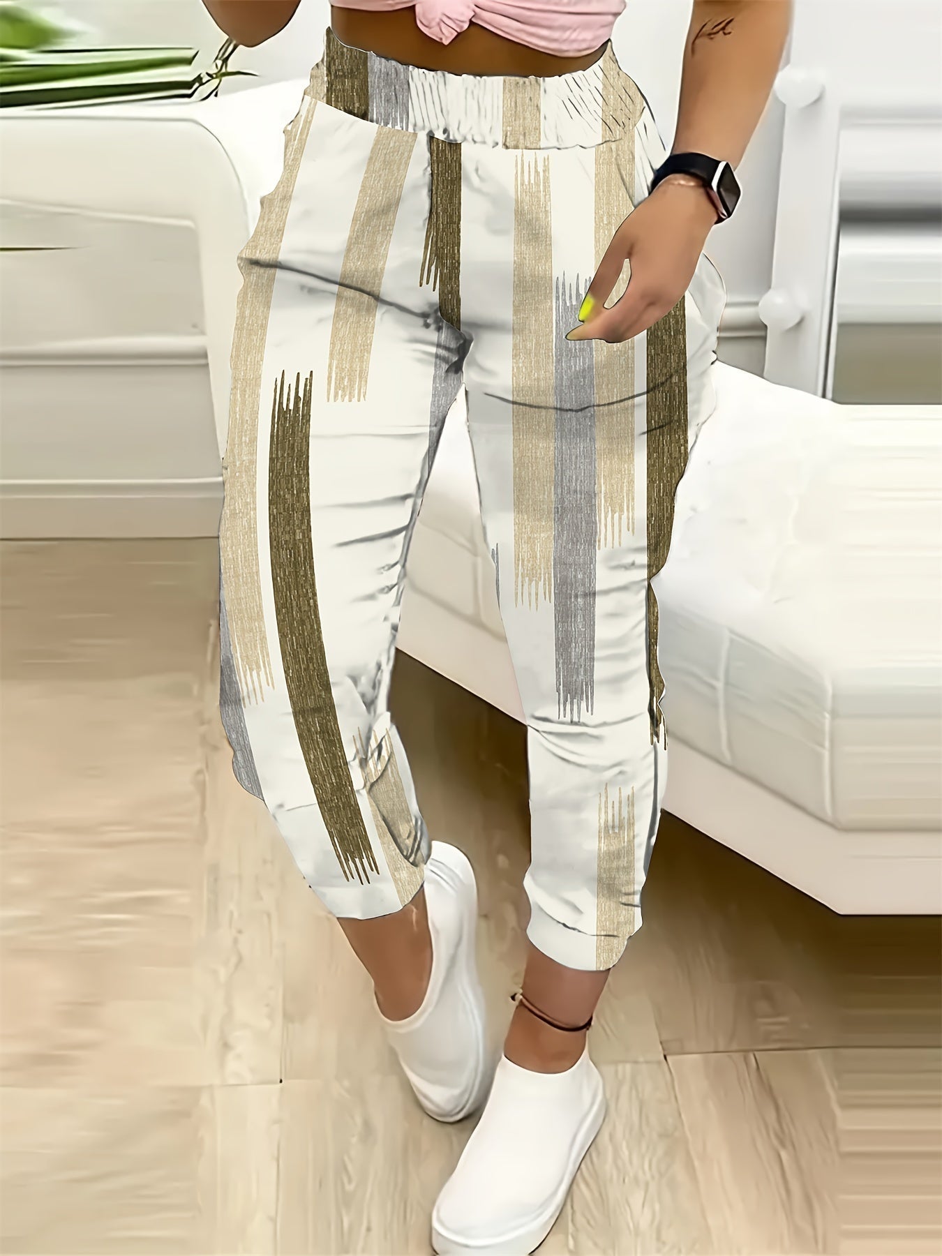 Gestreepte gestreepte broek - Cindy