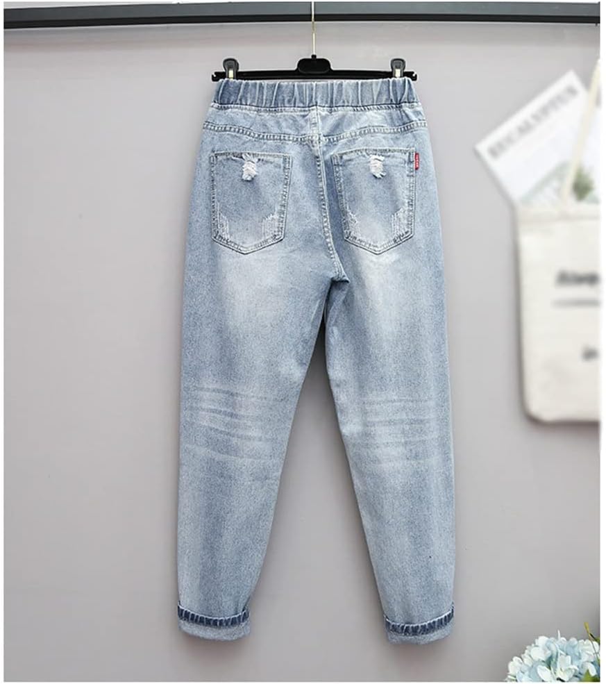 ModeParisienne® Jessy - Hoge Taille Gescheurde Jeans