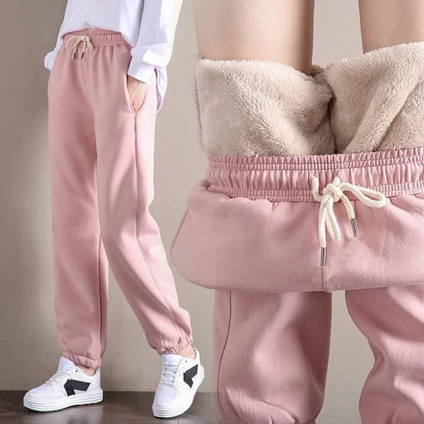 Christina- Katoenen fleece joggers