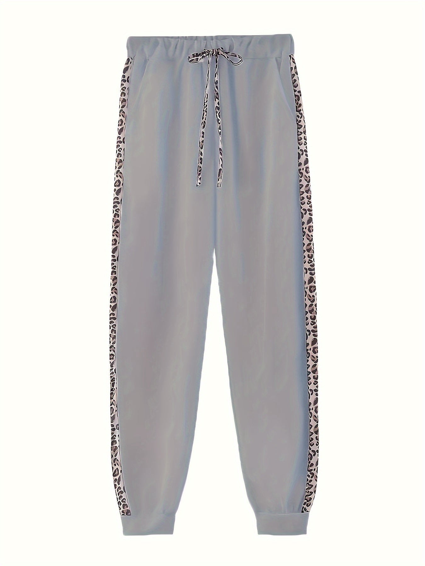 Casual tweedelige set met luipaardprint - Stella