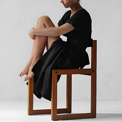 Malia - Elegante en Comfortabele Zomerse Linnen Jurk voor Vrouwen