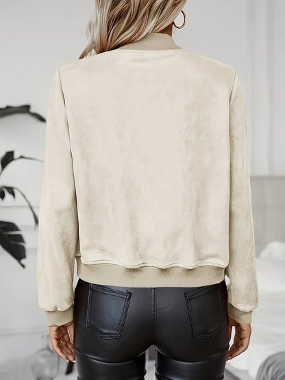 Belina - Solid Rits Voor Eenvoudig Jasje