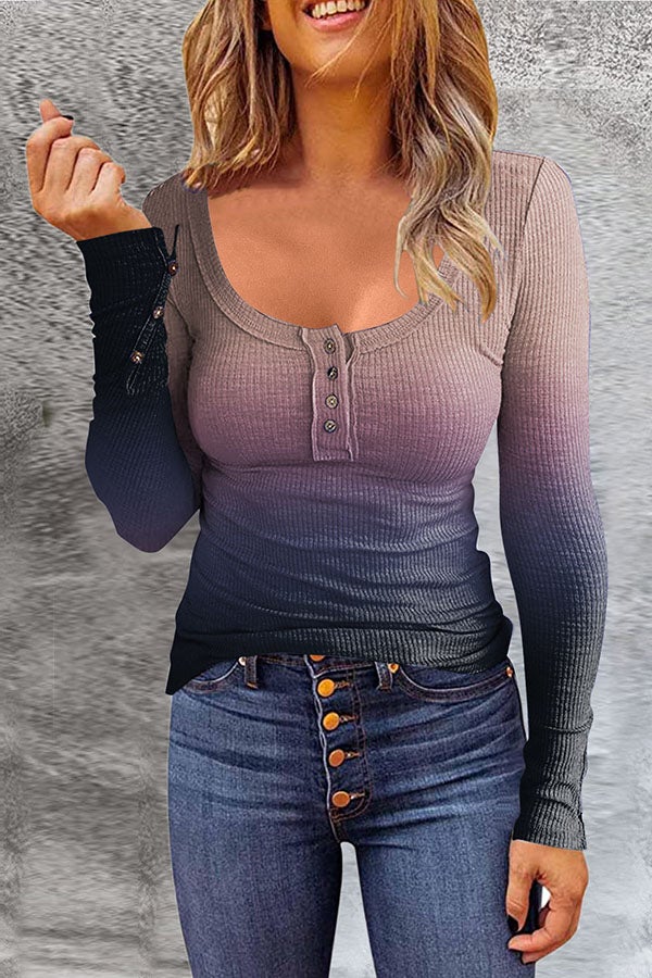 Melissa | Kleurrijke Lange Mouwen Blouse