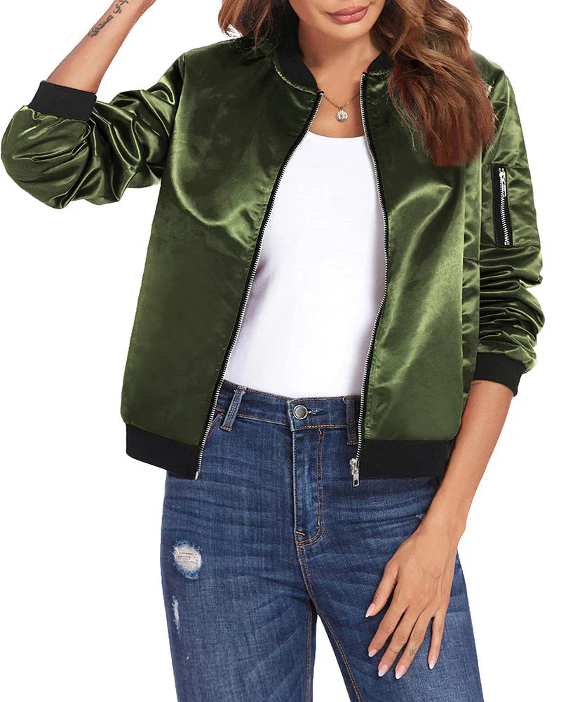 ModeParisienne® Alwina - Stijlvol Bomberjack voor Dames