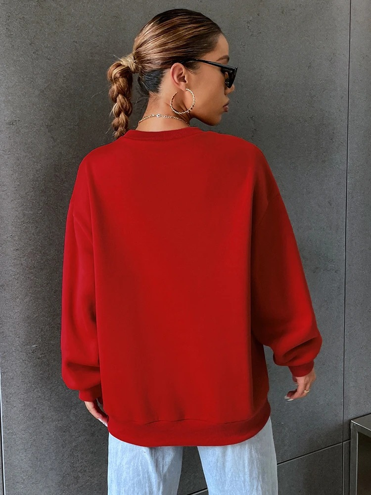 Maxine - Streetwear Herfst California West Coast Oversized Sweatshirt voor Vrouwen
