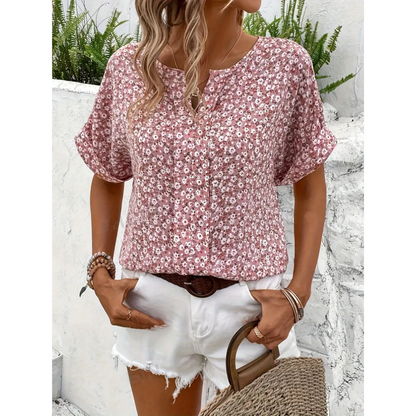 Elena | luchtige blouse met bloemenprint