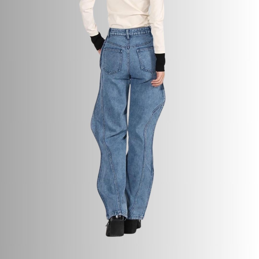 Jeans met hoge taille - Alani