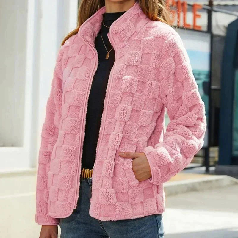 Anice - Superzachte korte fleece jas