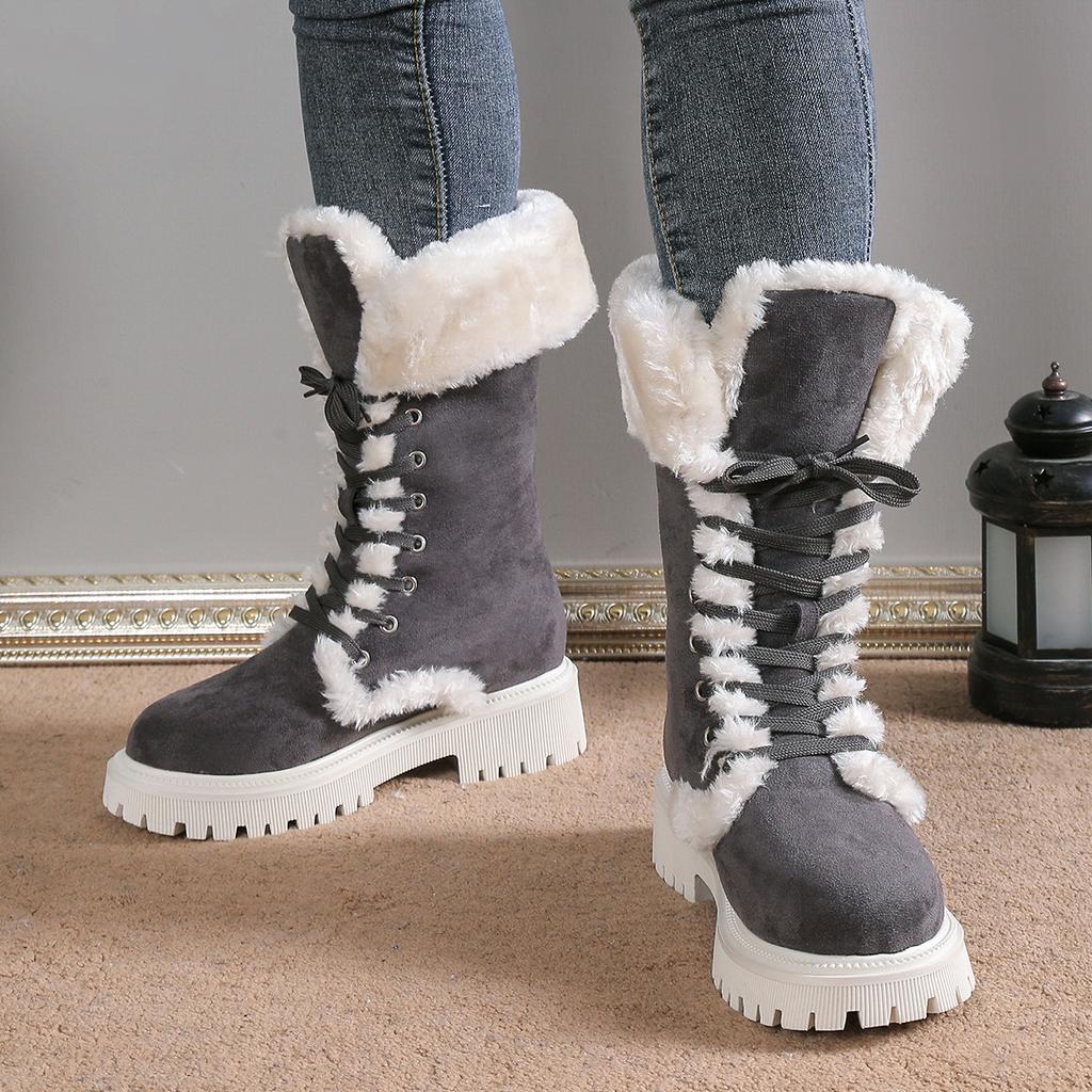 Bella - Warme Winter Snowboots met Imitatiebont voor Vrouwen