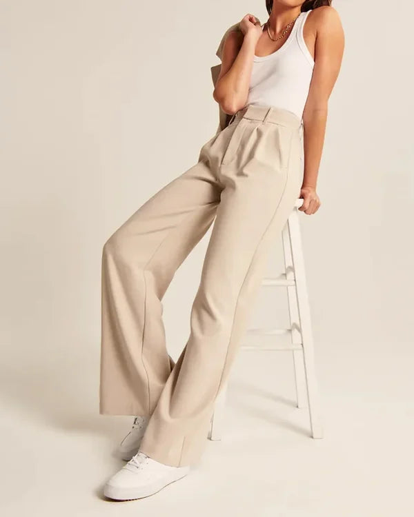 Broek met wijde pijpen voor Dames