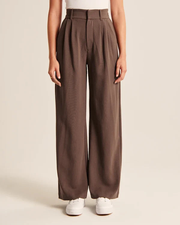 Broek met wijde pijpen voor Dames