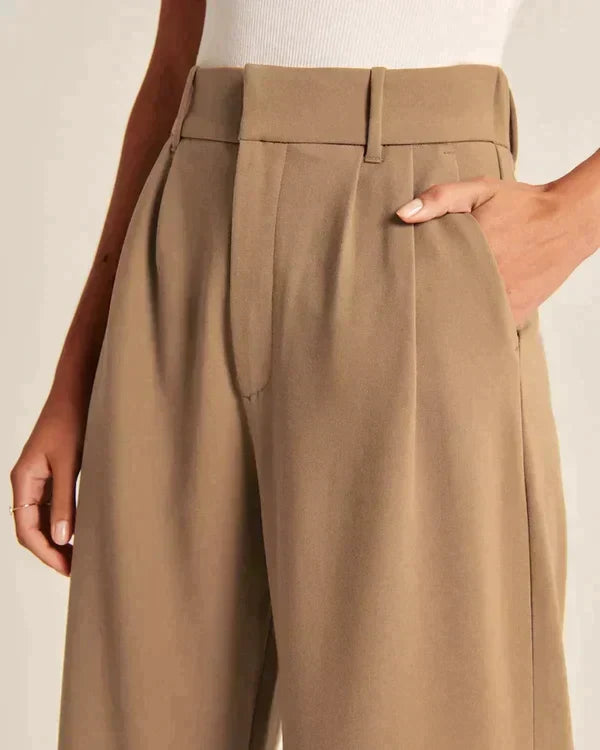 Broek met wijde pijpen voor Dames